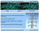 Tablet Screenshot of dunhillelectric.com